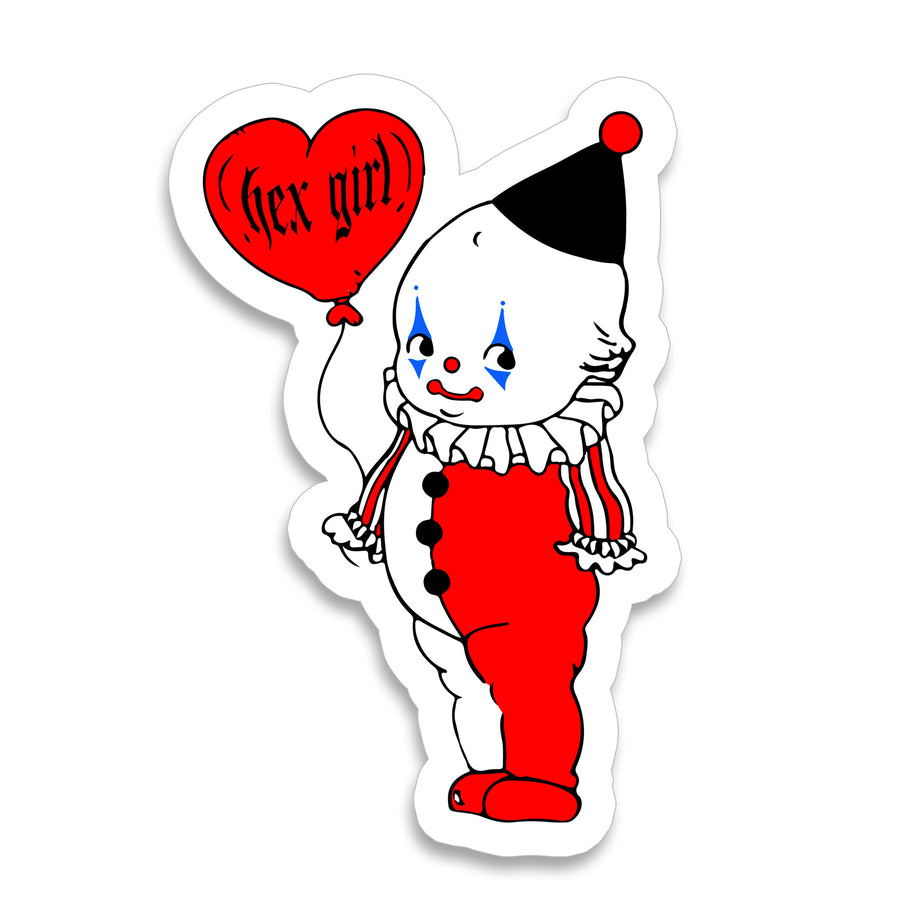 Clown Kewpie Sticker