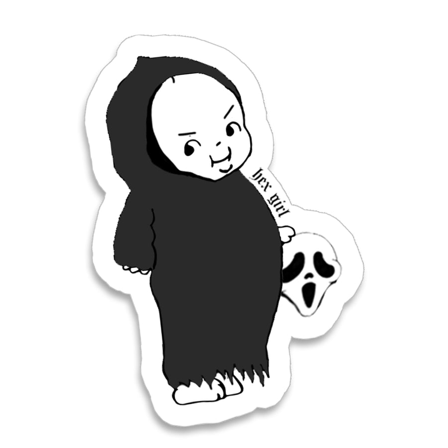 Ghostface Kewpie Sticker