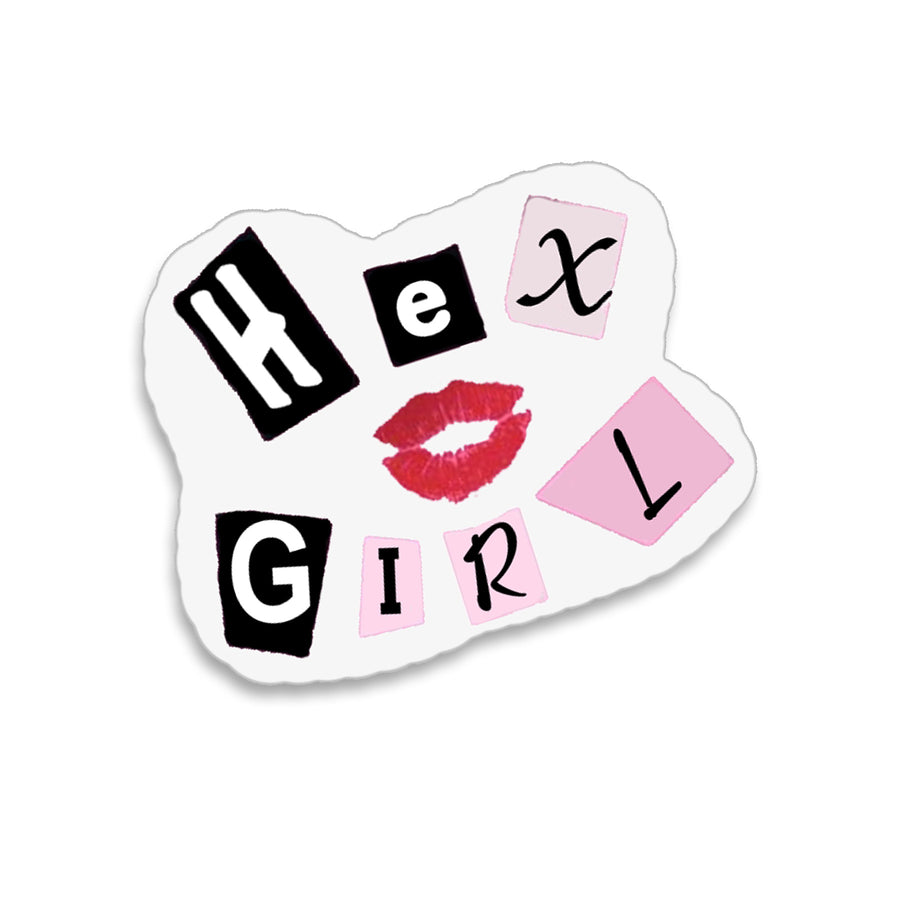 hex girl Burn Book Sticker