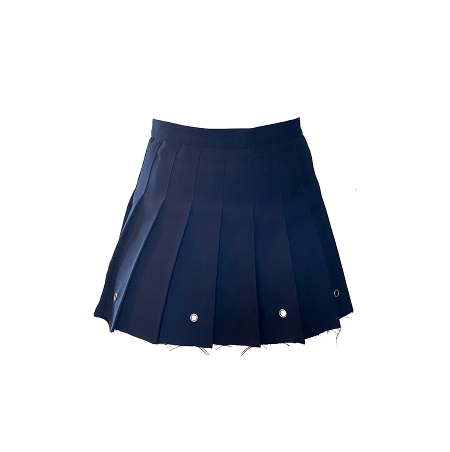 Navy hex girl High Uniform Skirt